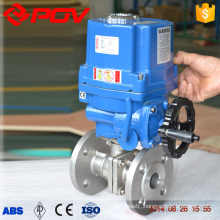 High performance motorized flanged type ball valve explosion proof valve